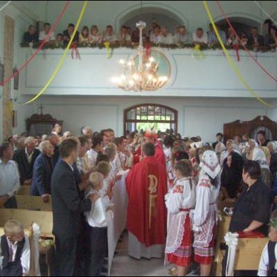 30 iunie 2007: Administrarea Mirului în Filiala Pleşa a Parohiei Poiana Micului