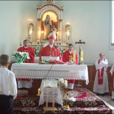 30 iunie 2007: Administrarea Mirului în Filiala Pleşa a Parohiei Poiana Micului