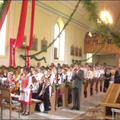 30 iunie 2007: Administrarea Mirului în Parohia Poiana Micului