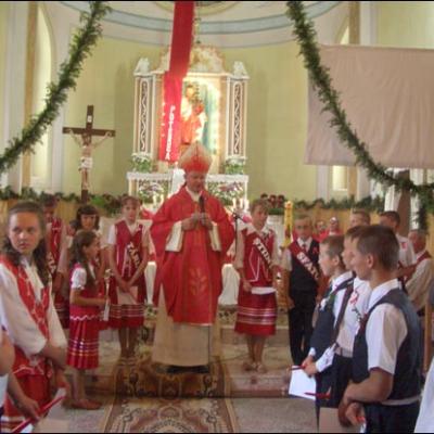 30 iunie 2007: Administrarea Mirului în Parohia Poiana Micului