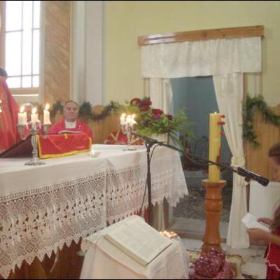 30 iunie 2007: Administrarea Mirului în Parohia Poiana Micului