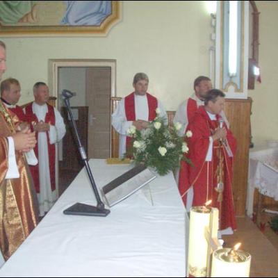 14 iulie 2007: Administrarea Mirului în Parohia Trebeş