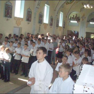 14 iulie 2007: Administrarea Mirului în Parohia Trebeş
