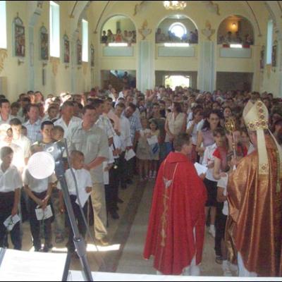 14 iulie 2007: Administrarea Mirului în Parohia Trebeş