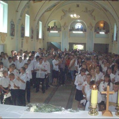 14 iulie 2007: Administrarea Mirului în Parohia Trebeş