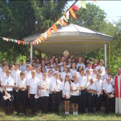 14 iulie 2007: Administrarea Mirului în Parohia Trebeş