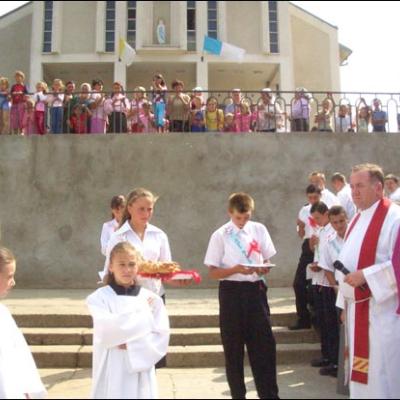 15 iulie 2007: Administrarea Mirului în Parohia Fărcăşeni