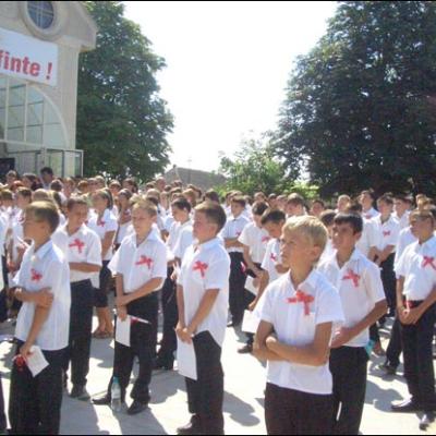 21 iulie 2007: Administrarea Mirului în Parohia Galbeni