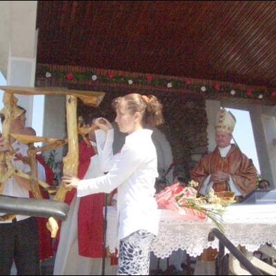 21 iulie 2007: Administrarea Mirului în Parohia Galbeni