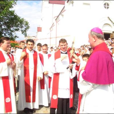 29 iulie 2007: Administrarea Mirului în Parohia Luizi-Călugăra