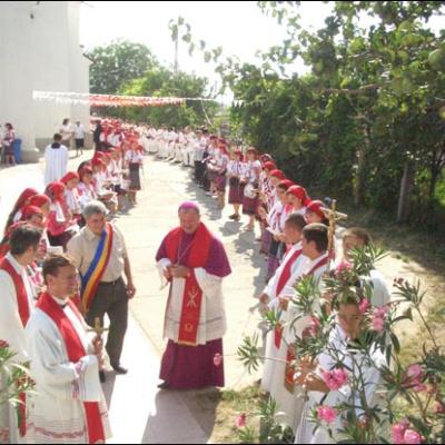 29 iulie 2007: Administrarea Mirului în Parohia Luizi-Călugăra