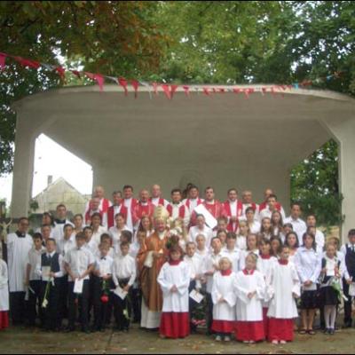 19 august 2007: Administrarea Mirului în Parohia Bârgăuani