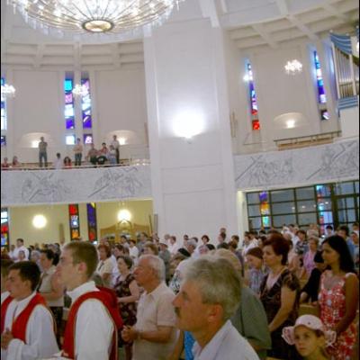 22 august 2007: Iaşi: Hramul catedralei noi