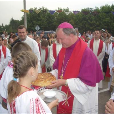 25 august 2007: Cleja II: Sfinţirea casei parohiale şi a primăriei