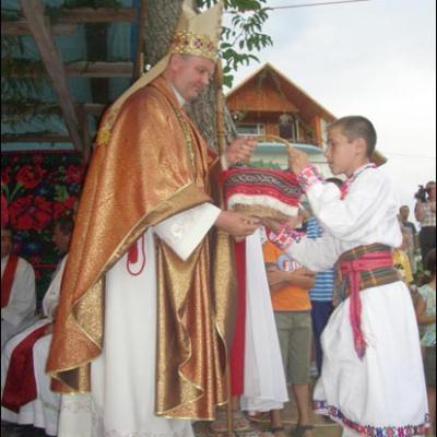 25 august 2007: Cleja II: Sfinţirea casei parohiale şi a primăriei