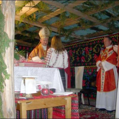 25 august 2007: Cleja II: Sfinţirea casei parohiale şi a primăriei
