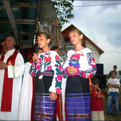 25 august 2007: Cleja II: Sfinţirea casei parohiale şi a primăriei