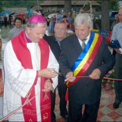 25 august 2007: Cleja II: Sfinţirea casei parohiale şi a primăriei