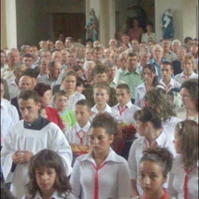 26 august 2007: Administrarea Mirului în Parohia Pârgăreşti