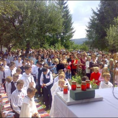 2 septembrie 2007: Administrarea Mirului în Parohia Vizantea