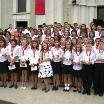 8 septembrie 2007: Răducăneni: Conferirea sacramentului sfântului Mir
