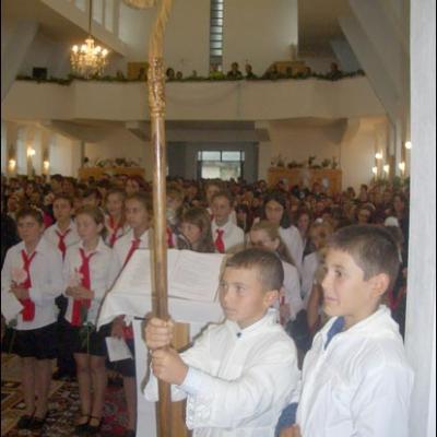 6 octombrie 2007: Administrarea Mirului în Parohia Talpa