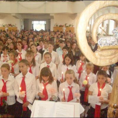 6 octombrie 2007: Administrarea Mirului în Parohia Talpa