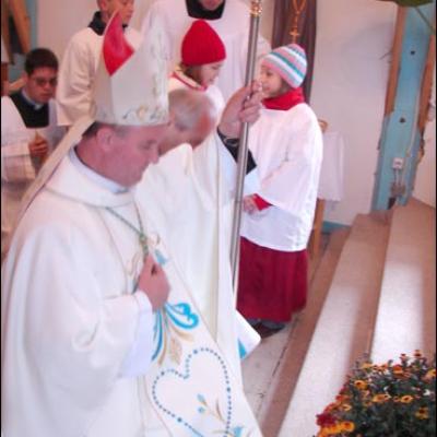 14 octombrie 2007: Iaşi: Celebrarea hramului în noua parohie Dancu