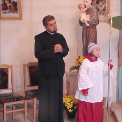 14 octombrie 2007: Iaşi: Celebrarea hramului în noua parohie Dancu