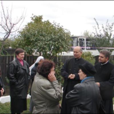 14 octombrie 2007: Iaşi: Celebrarea hramului în noua parohie Dancu