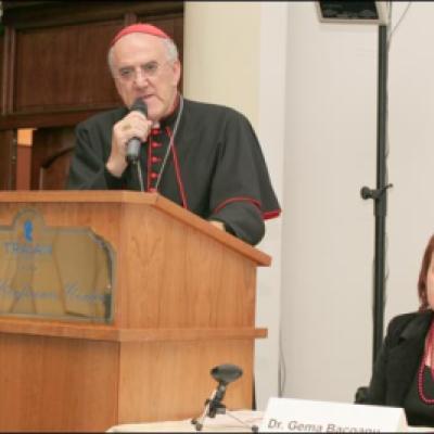 22-23 octombrie 2007: Iaşi: Card. Javier Lozano Barragán la conferinţa internaţională cu tema "Îngrijiri la domiciliu - caritate şi profesionalism"