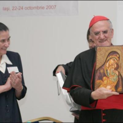22-23 octombrie 2007: Iaşi: Card. Javier Lozano Barragán la conferinţa internaţională cu tema "Îngrijiri la domiciliu - caritate şi profesionalism"