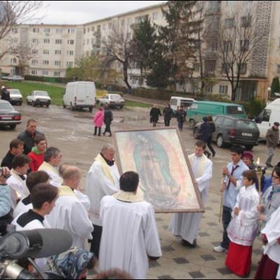 10-12 noiembrie 2007: Bacău: Icoana Maicii Domnului de la Guadalupe