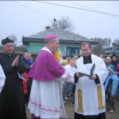 11 noiembrie 2007: Vizită pastorală în Parohia Şcheia