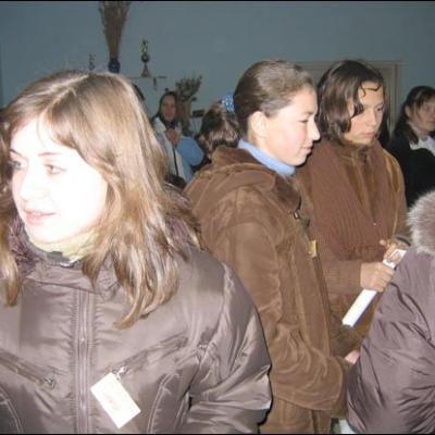18 noiembrie 2007: Sagna-Săbăoani: Schimb de experienţă între tineri