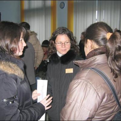 18 noiembrie 2007: Sagna-Săbăoani: Schimb de experienţă între tineri