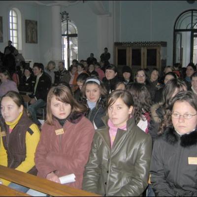 18 noiembrie 2007: Sagna-Săbăoani: Schimb de experienţă între tineri