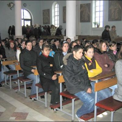18 noiembrie 2007: Sagna-Săbăoani: Schimb de experienţă între tineri