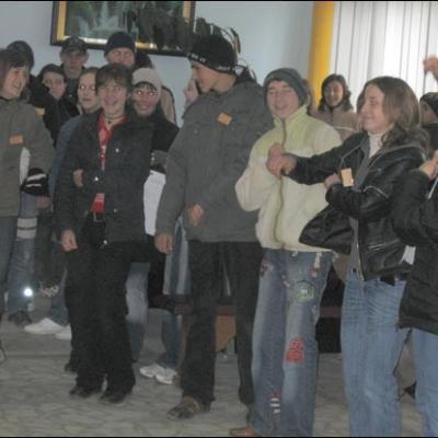 18 noiembrie 2007: Sagna-Săbăoani: Schimb de experienţă între tineri