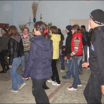 18 noiembrie 2007: Sagna-Săbăoani: Schimb de experienţă între tineri