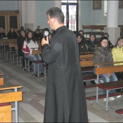18 noiembrie 2007: Sagna-Săbăoani: Schimb de experienţă între tineri