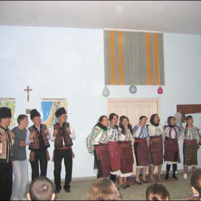 18 noiembrie 2007: Sagna-Săbăoani: Schimb de experienţă între tineri