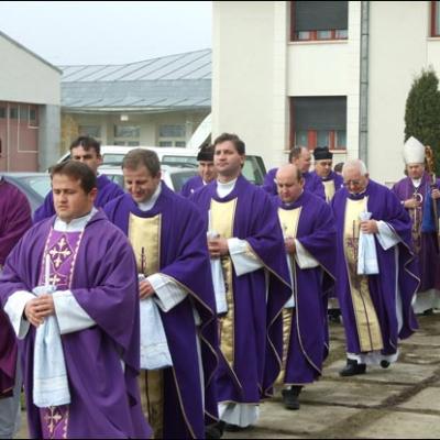 22 noiembrie 2007: Şcheia: Funeraliile părintelui Iosif Andrici