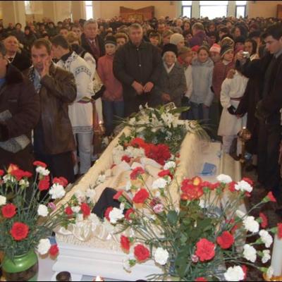 22 noiembrie 2007: Şcheia: Funeraliile părintelui Iosif Andrici