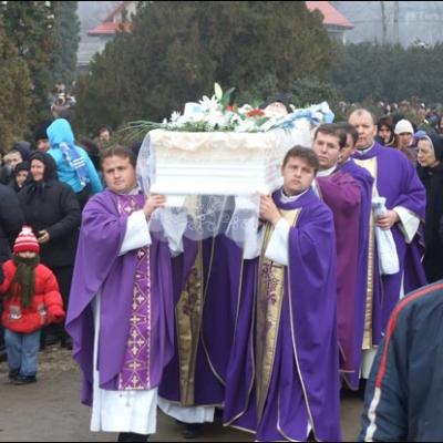 22 noiembrie 2007: Şcheia: Funeraliile părintelui Iosif Andrici