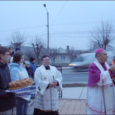8-9 decembrie 2007: Vizită pastorală în Parohia Târgu Frumos