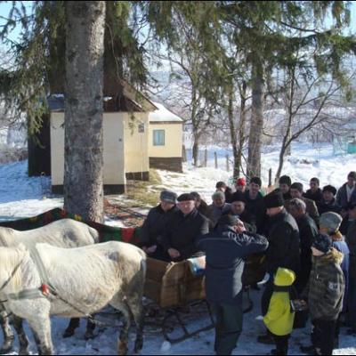 22-23 decembrie 2007: Vizită pastorală în Parohia Tărâţa