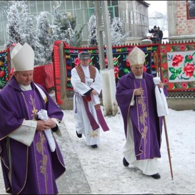 27 decembrie 2007: Buruieneşti: Funeraliile părintelui pr. Dumitru Patraşcu