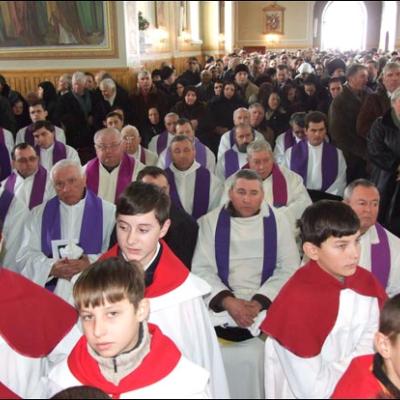 27 decembrie 2007: Buruieneşti: Funeraliile părintelui pr. Dumitru Patraşcu