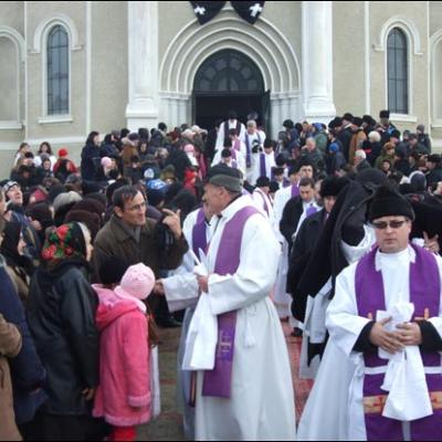 27 decembrie 2007: Buruieneşti: Funeraliile părintelui pr. Dumitru Patraşcu